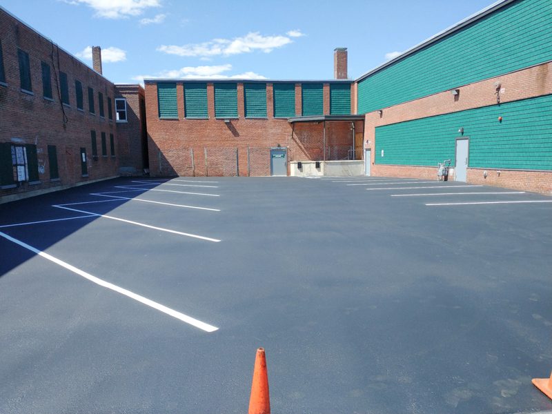 Line and Stencil painting by Stripe It Seal It of Keene NH. CM Minkler