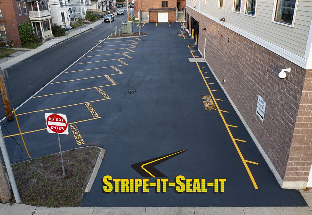 Line & Stencil Painting by Stripe It Seal It of Keene NH Line & Stencil Painting by Stripe It Seal It of Keene NH